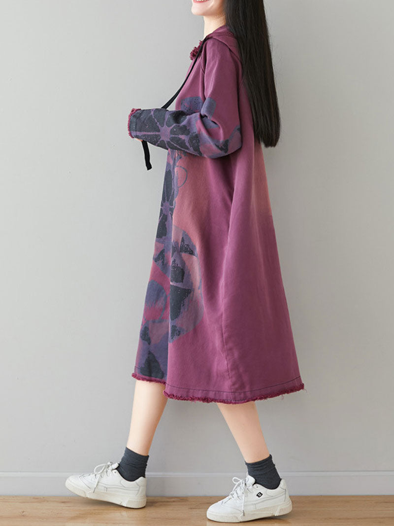 Une vieille robe à capuche