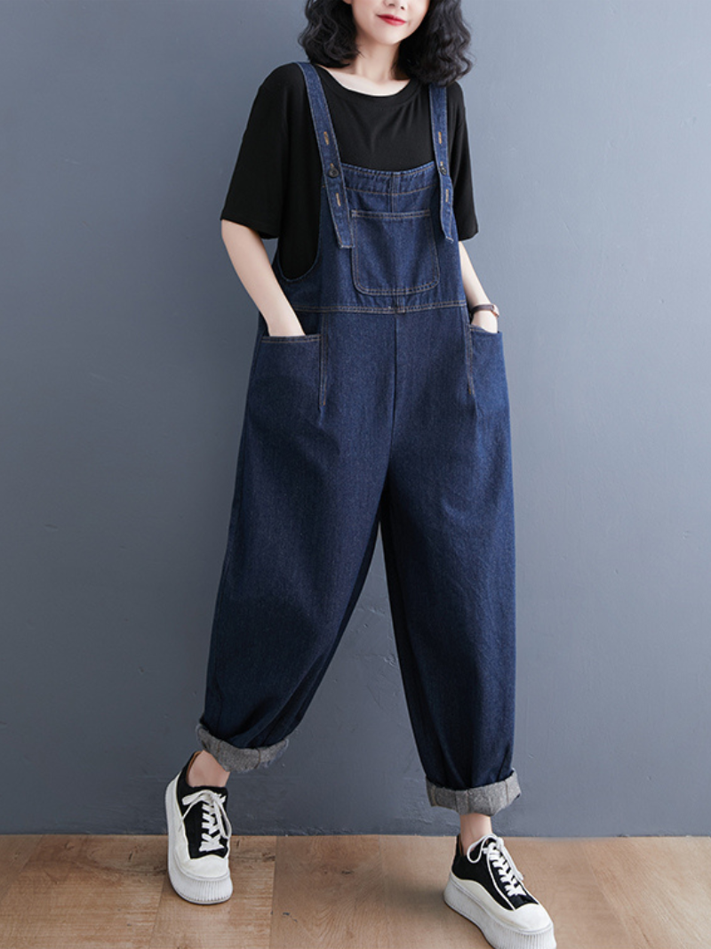 Women's Denim Overalls 
