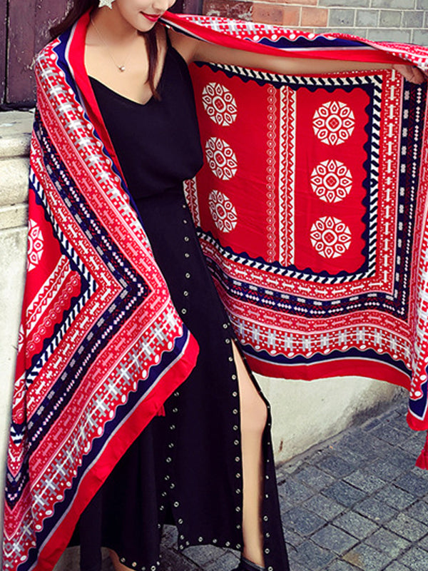 Mandala a présenté l'écharpe