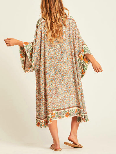 Evatrends cotton gown robe printed kimonos