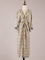 Evatrends cotton gown robe printed kimonos
