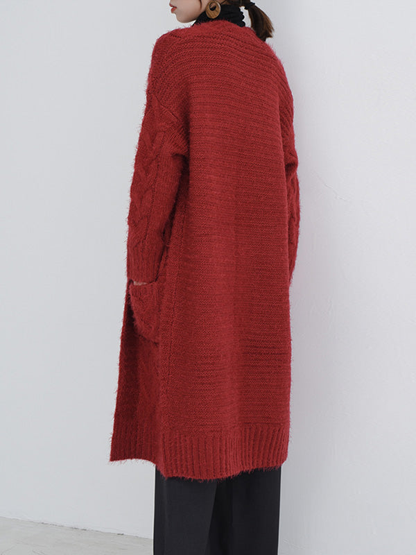 Meu coração! Cardigan de tricô