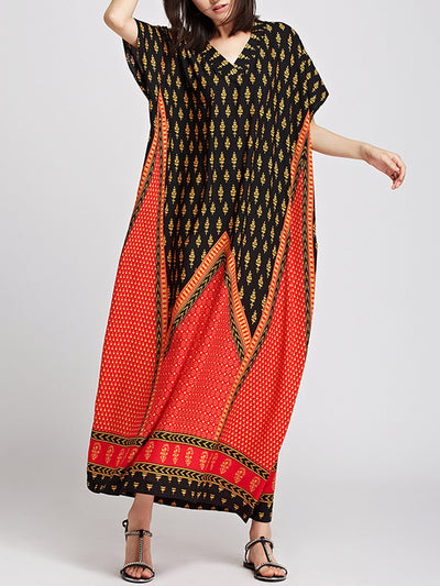 Tribal Art Maxi Dress