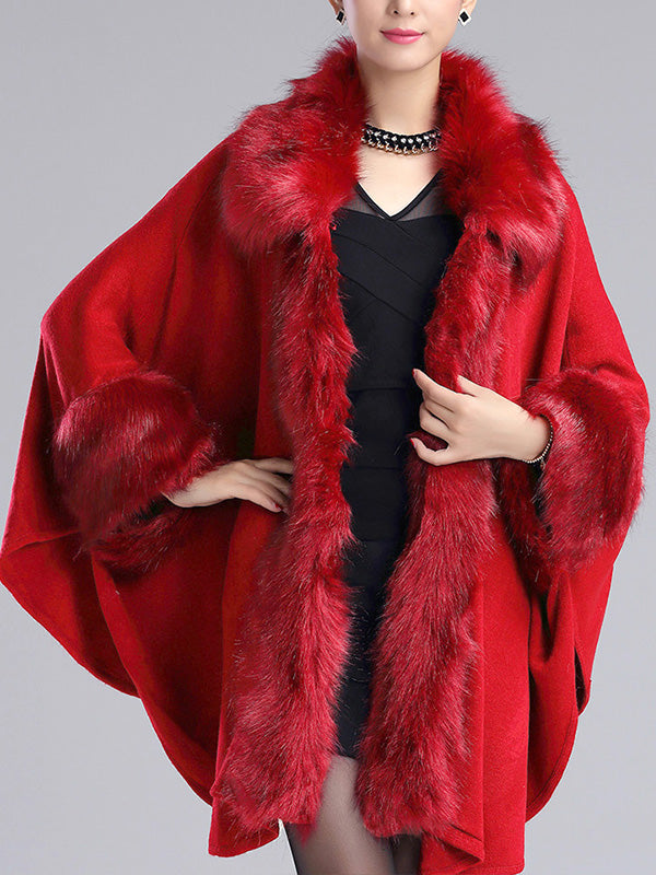 Vintage mate guro poncho plus taille de cape cardigan