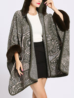 Cardigan de capa de tamanho alto e macio amável