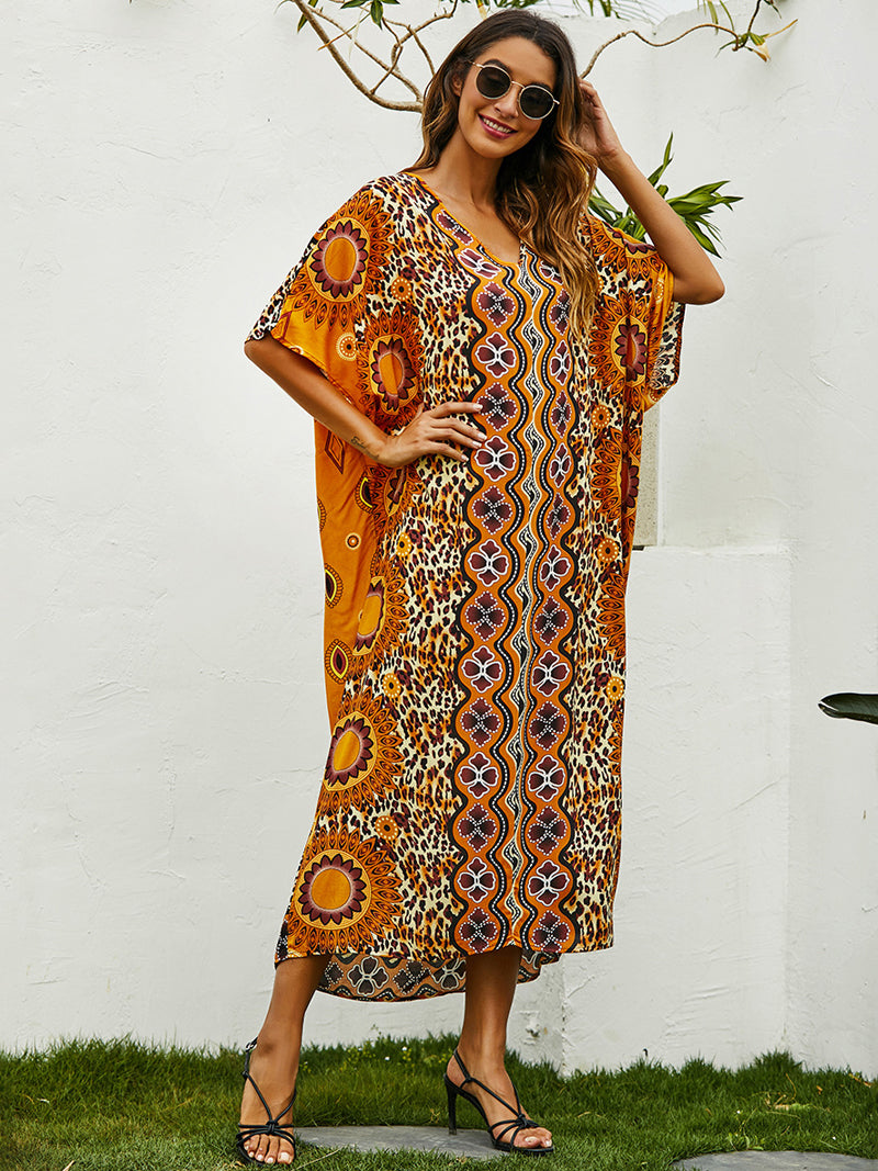 Robe de kaftan clignotant magique