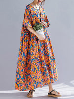 Vestido de smock de flores mais trêmula