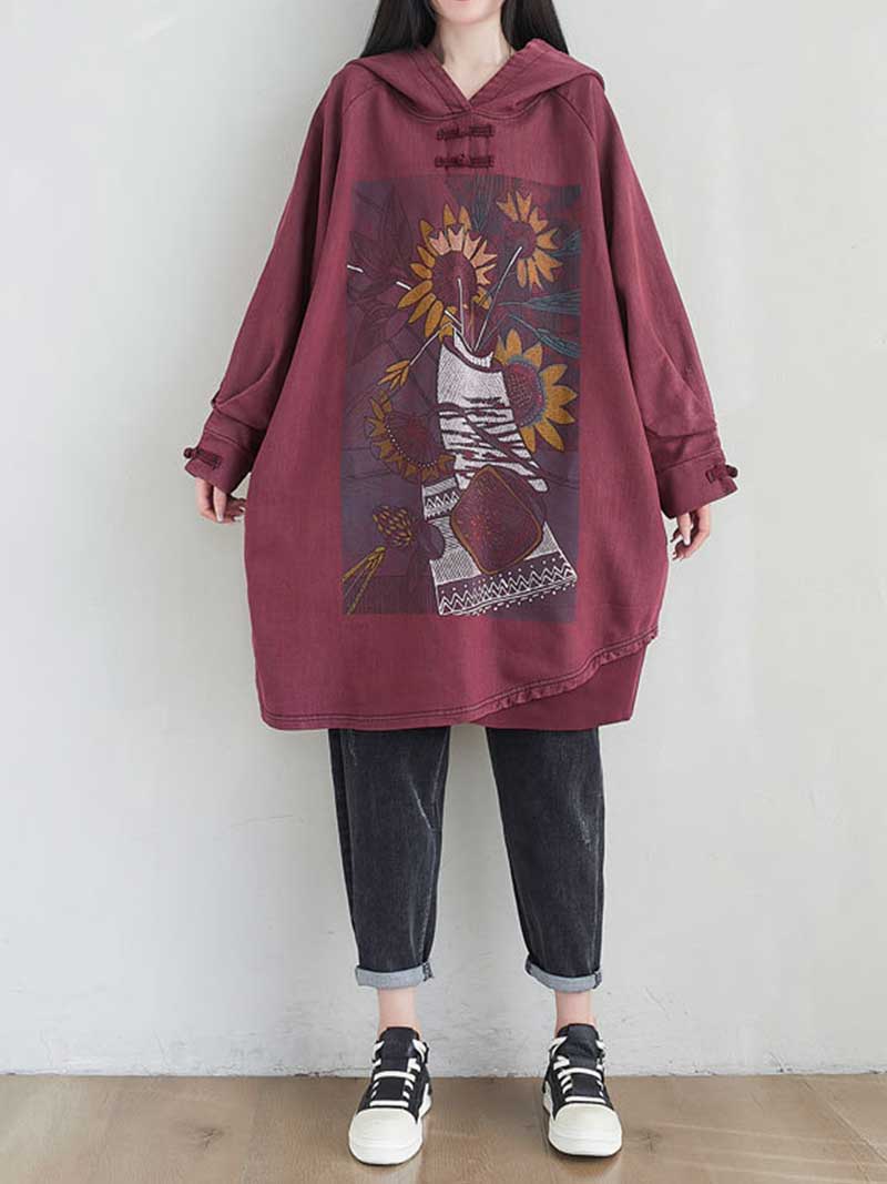 City of Stars Floral Print Cabin Pull MIDI Robe