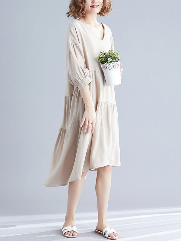 Robe de smock en coton inspiré