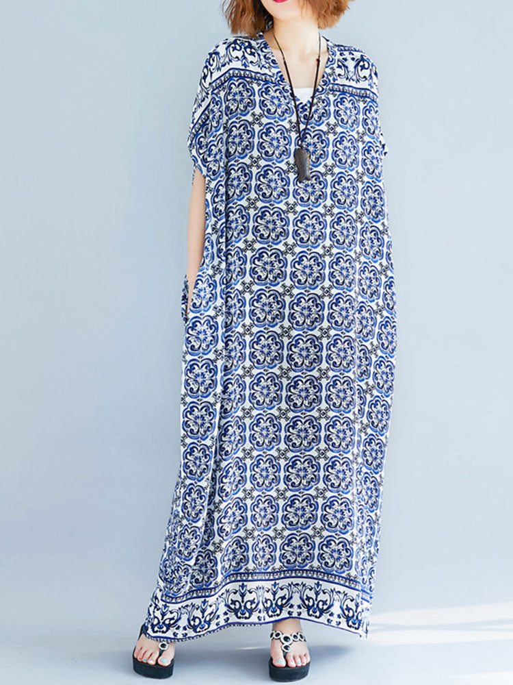 A pris une robe de kaftan promenade