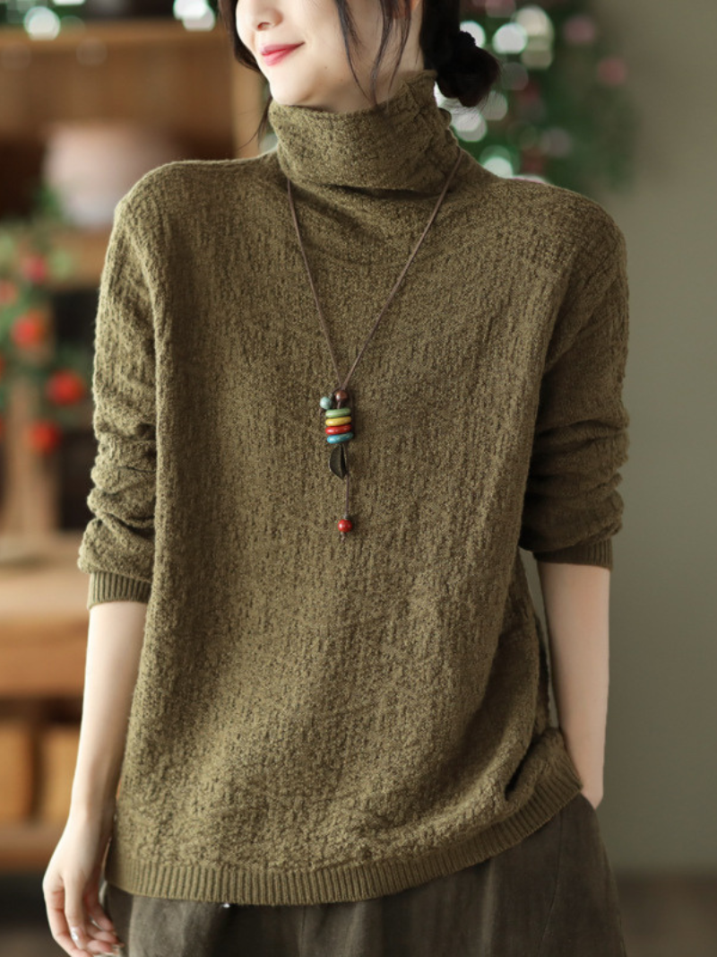 Women's green Pullover Top