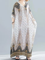 Bom vestido de kaftan vivo