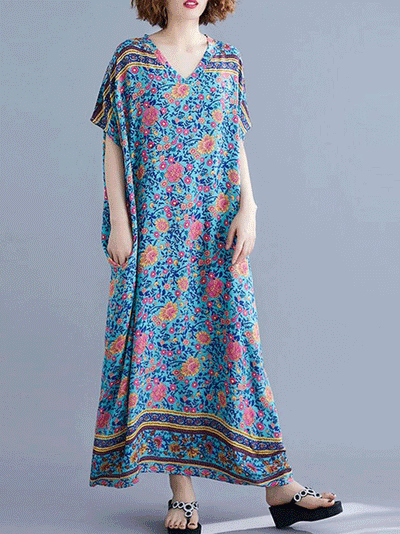 Shore To Shore Kaftan Dress