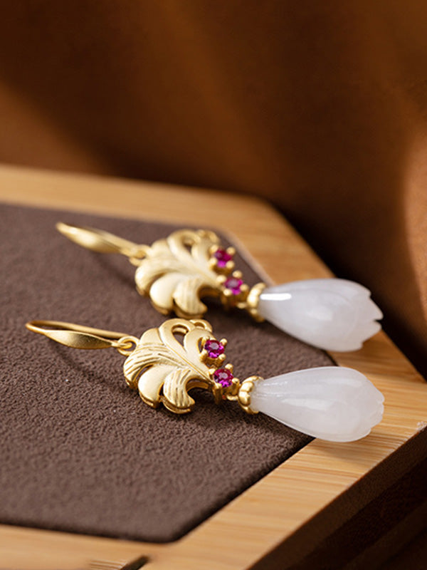 Boucles d'oreilles de notion naturelle