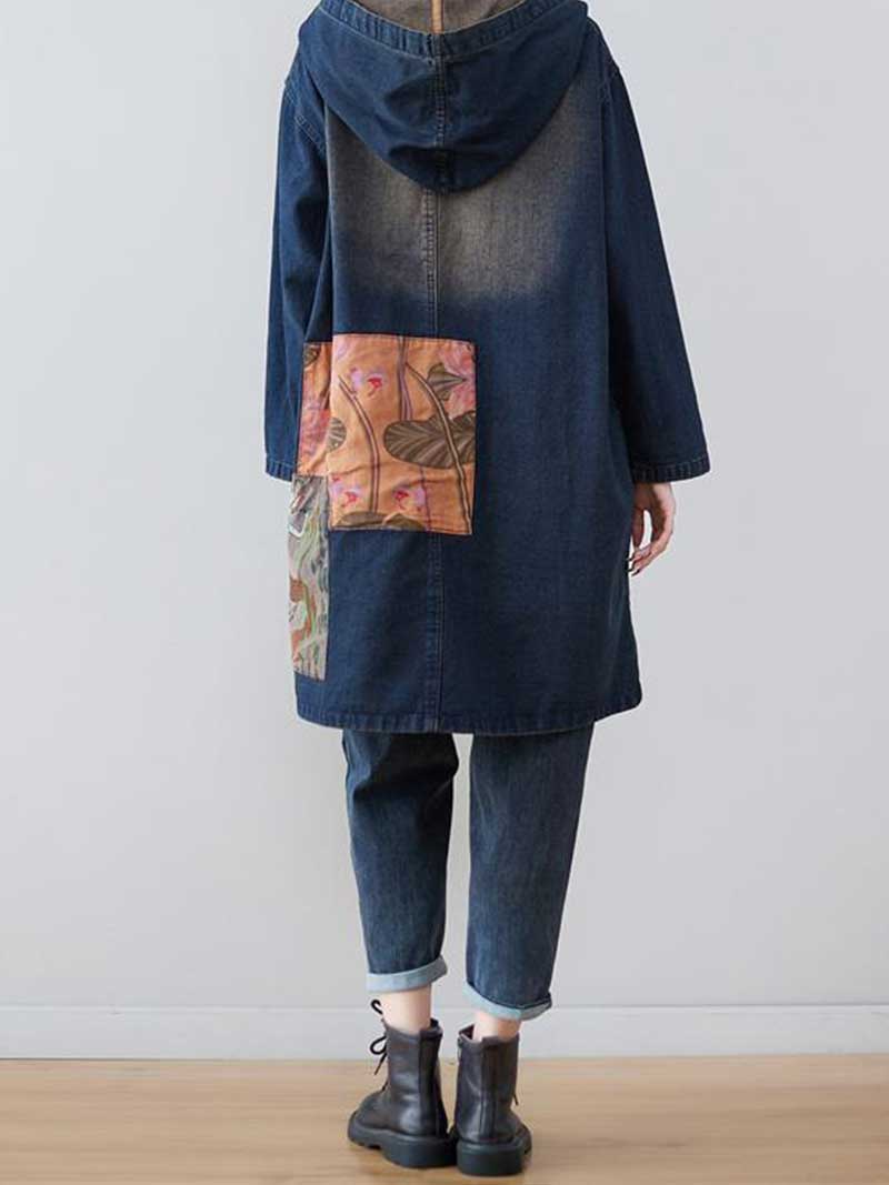 Votre amour est une meilleure veste à capuche en jean