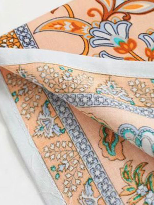 Pebble Beachwear Cotton Robe de longue longueur Robe Kimono