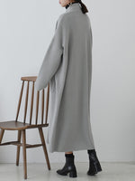 Diamond Long Cardigan Sweater com bolso