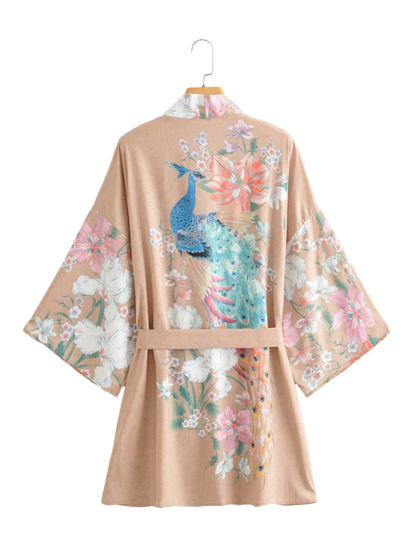 Evatrends cotton gown robe printed kimonos