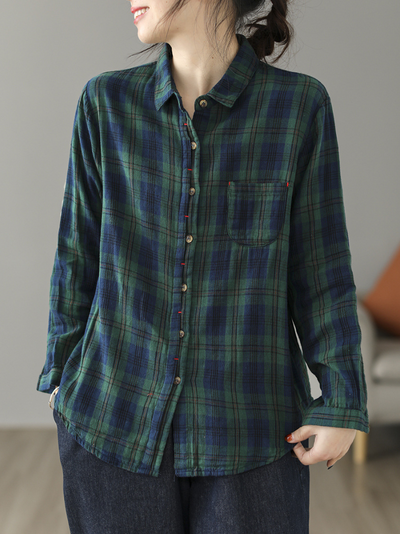 Women's Green Loose Shirt