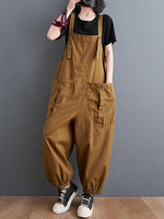 Cotton Nine-Point Pants Overall Dungaree