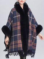 Cardigan de pescoço de borda de borda extravagante