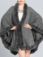 Poncho fino e sofisticado Cape Cardigan Cape Cardigan