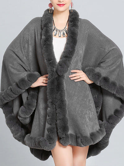 Fine and Fancy Poncho Plus Size Cape Cardigan