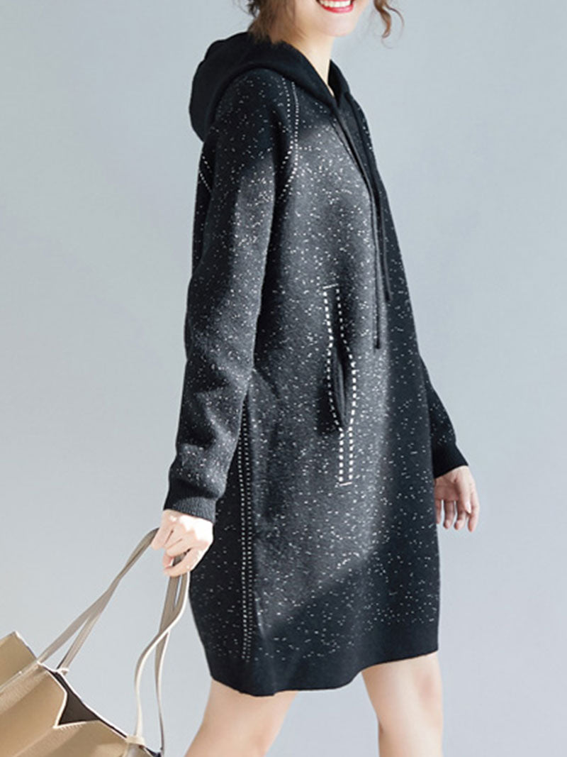 Trendy Knit Sweater Dress