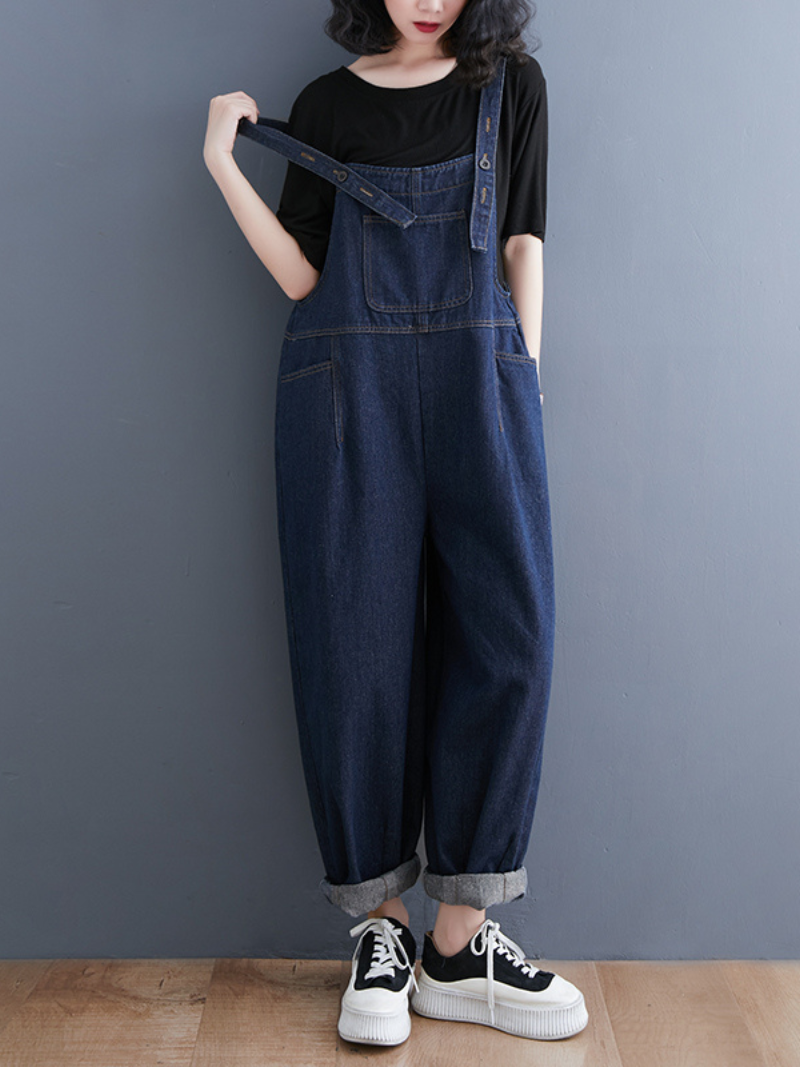 Women's Blue Overalls 