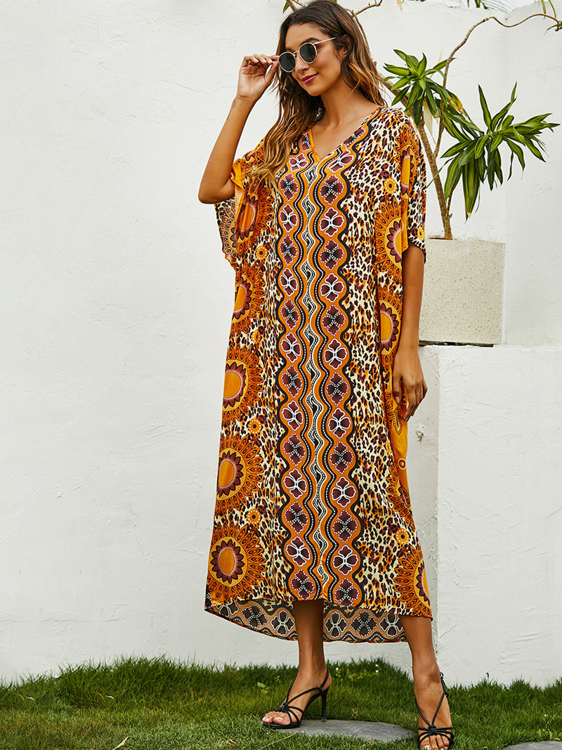 Robe de kaftan clignotant magique