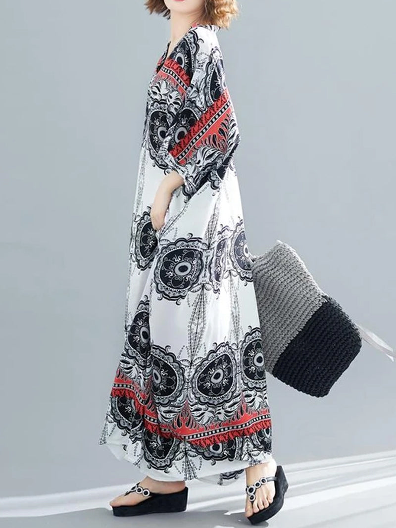 Mais para dar vestido Kaftan