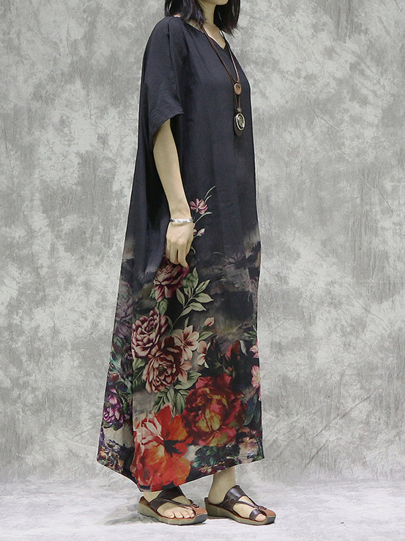 Sinto -me bem para mim vestido de kaftan