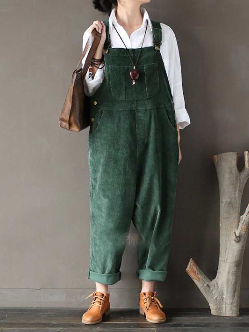 Dungarees cotton denim ,vintage retro style overall, Adjustable straps, plain overall, Double side Pockets