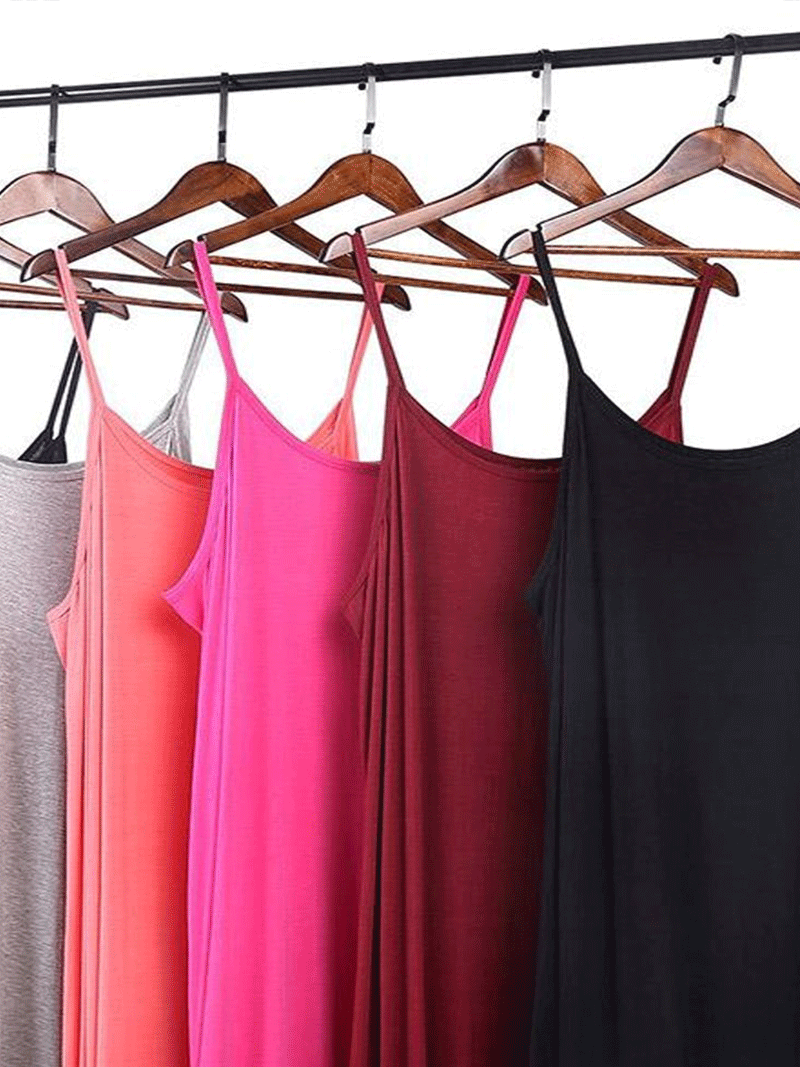 Robe de glissement de coton modal de haute qualité