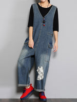 Twill remendou os Dungarees Geral (somente EUA)