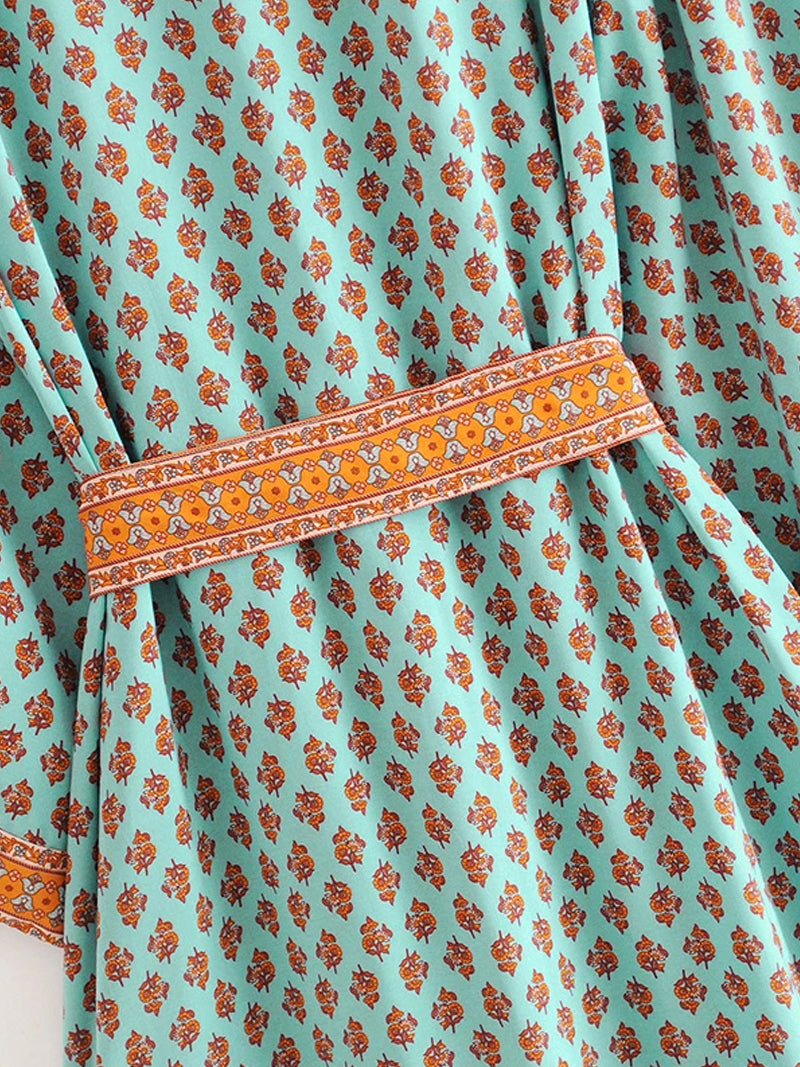 Evatrends cotton gown robe printed kimonos