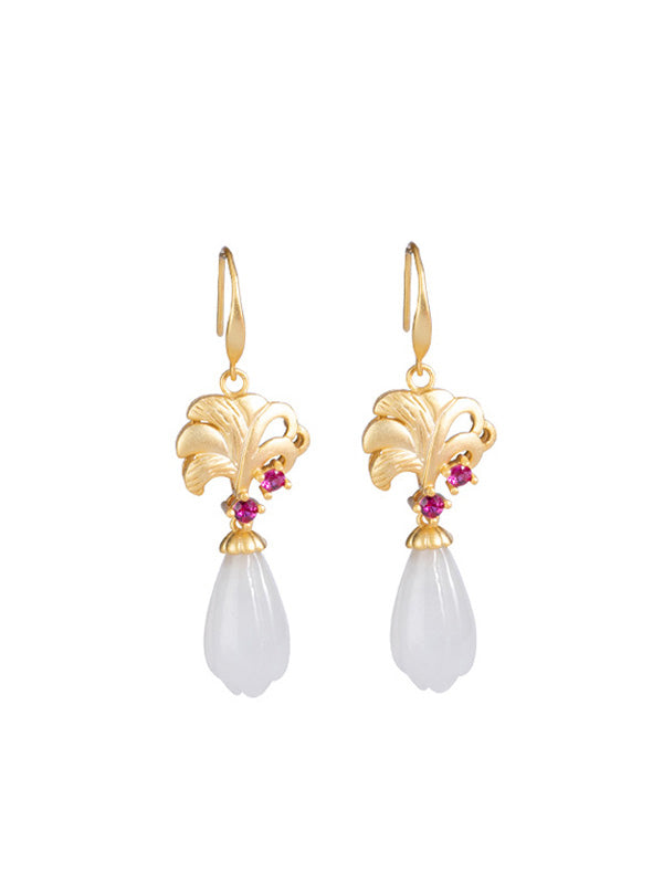 Boucles d'oreilles de notion naturelle