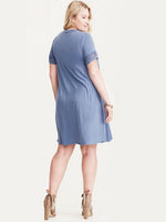 Parecia um vestido midi para sempre