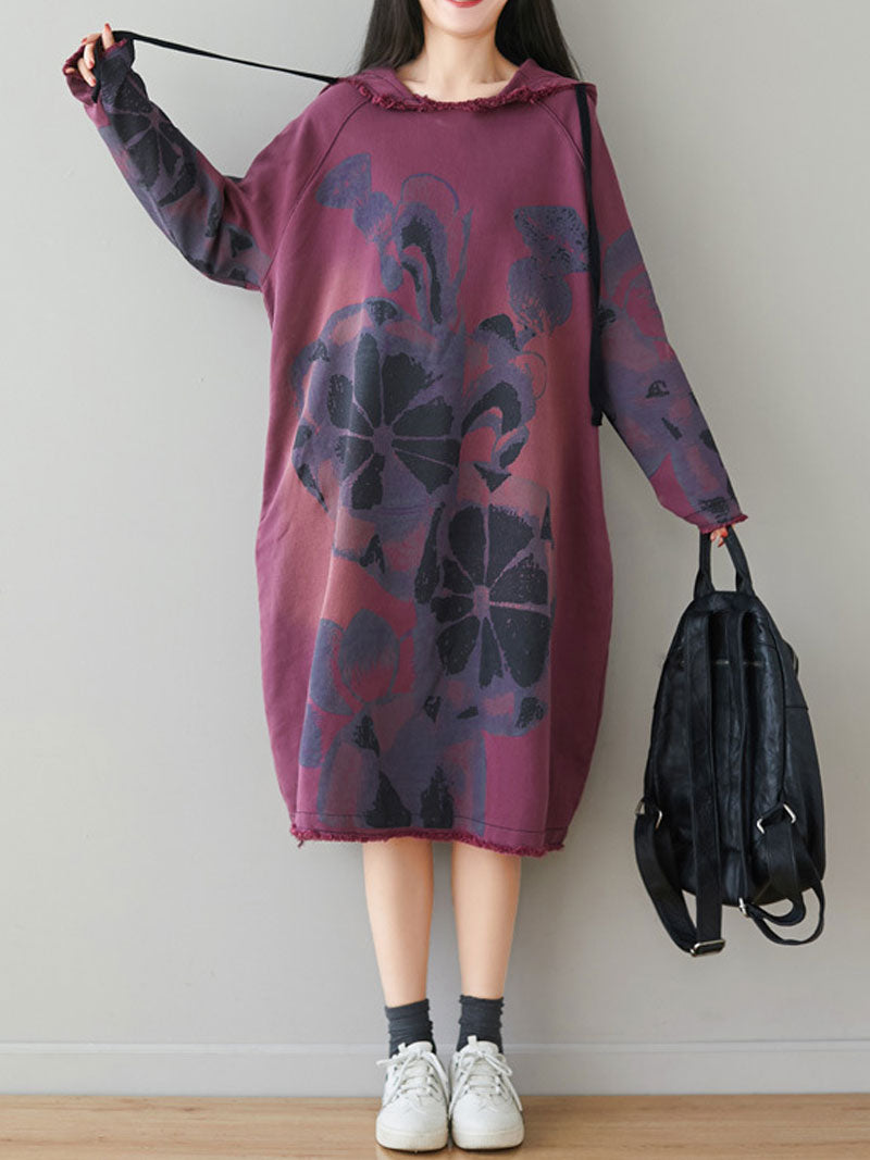 Une vieille robe à capuche