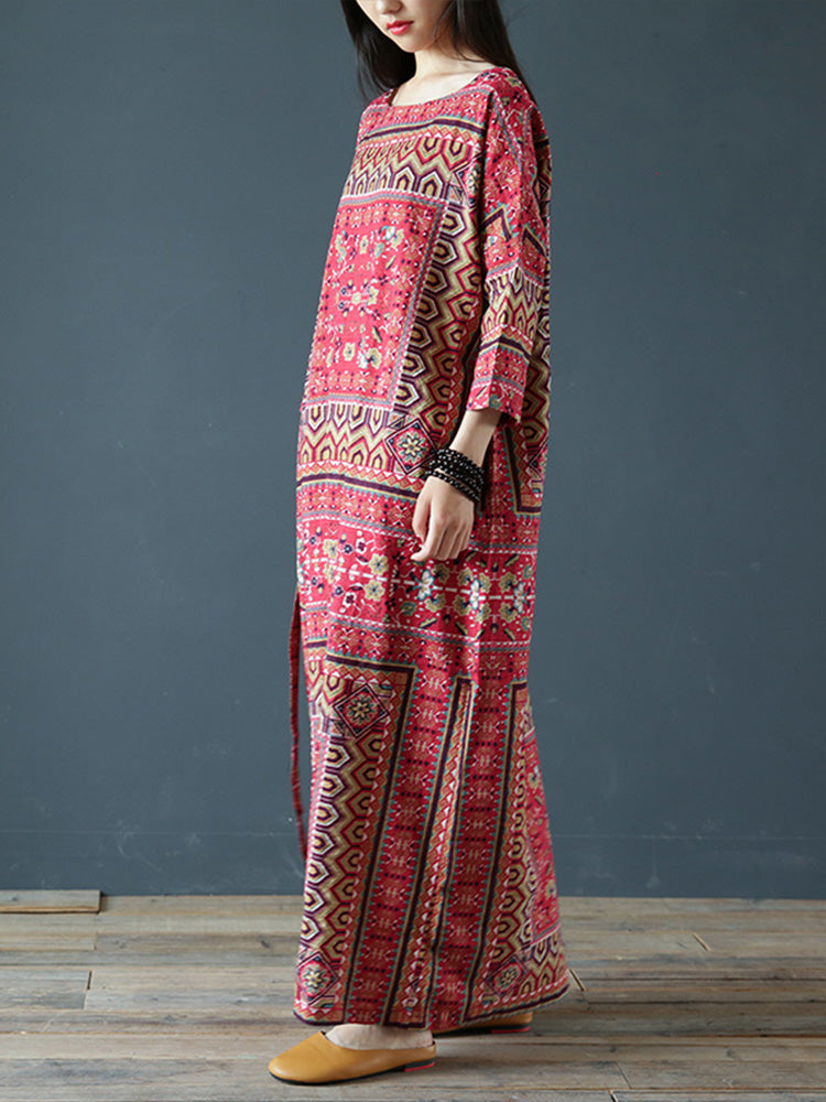 Women's Full Sleeves Maxi Dress