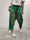 Evatrends Cotton Pant, Bottom, Double side Pockets, Elastic Waist, Cropped Pant, Printed pant, Elastic waist ethnic style