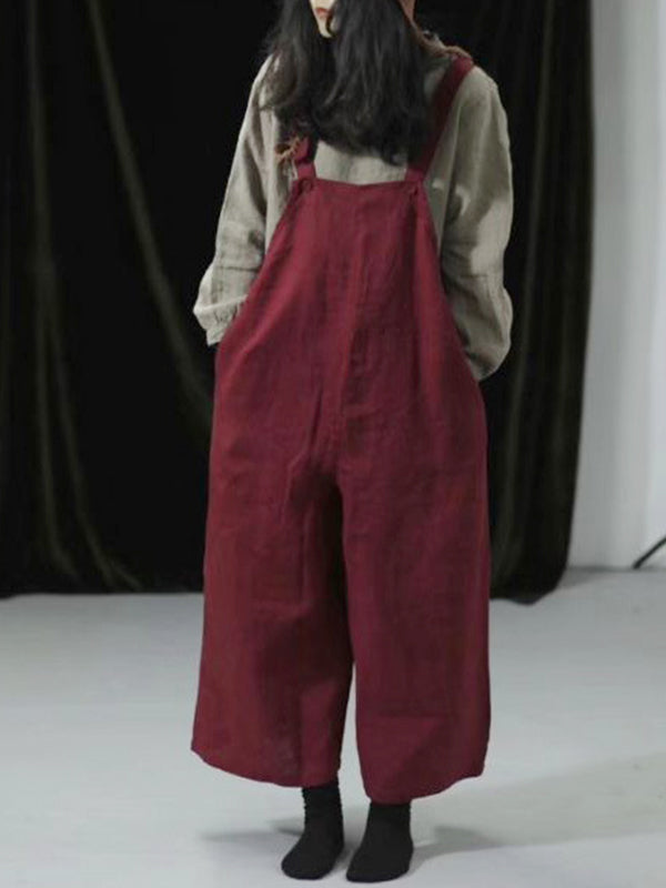 Jewel algodão de pernas largas Dungarees (somente EUA)