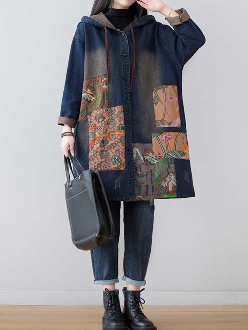 Votre amour est une meilleure veste à capuche en jean