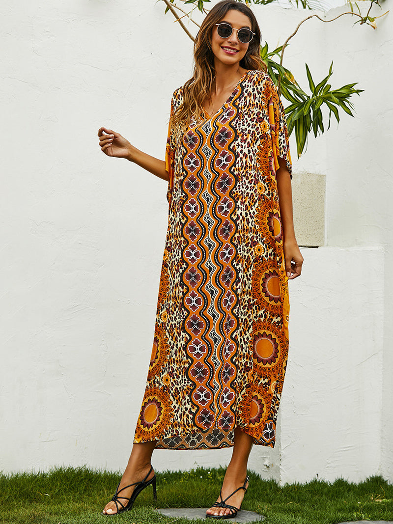 Robe de kaftan clignotant magique