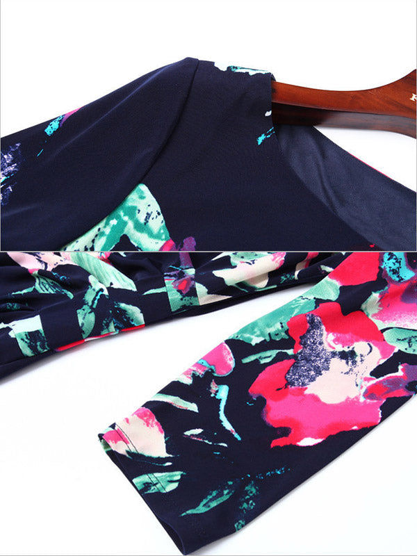 Robe midi de fleur queen