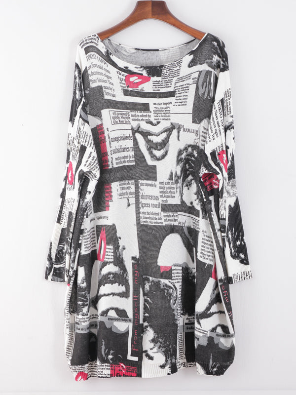 Pull d'information vintage