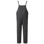 M-5XL Casual Women Side Button Strap macacão