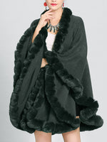 Poncho fino e sofisticado Cape Cardigan Cape Cardigan
