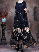 Lightweight floral maxi dress