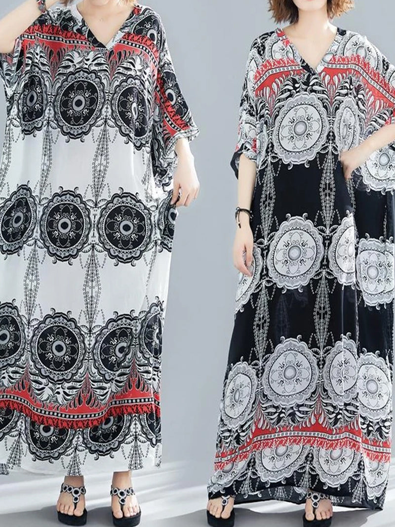Mais para dar vestido Kaftan